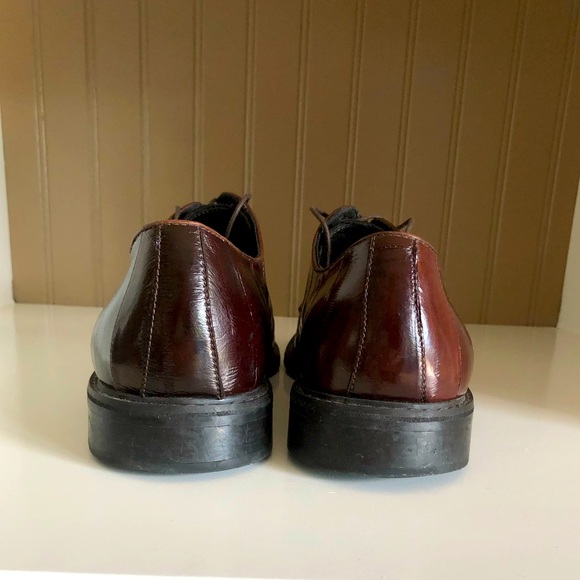 Kenneth Cole Brown Men’s Lace Up Dress Shoes Sz 12 - Picture 7 of 8